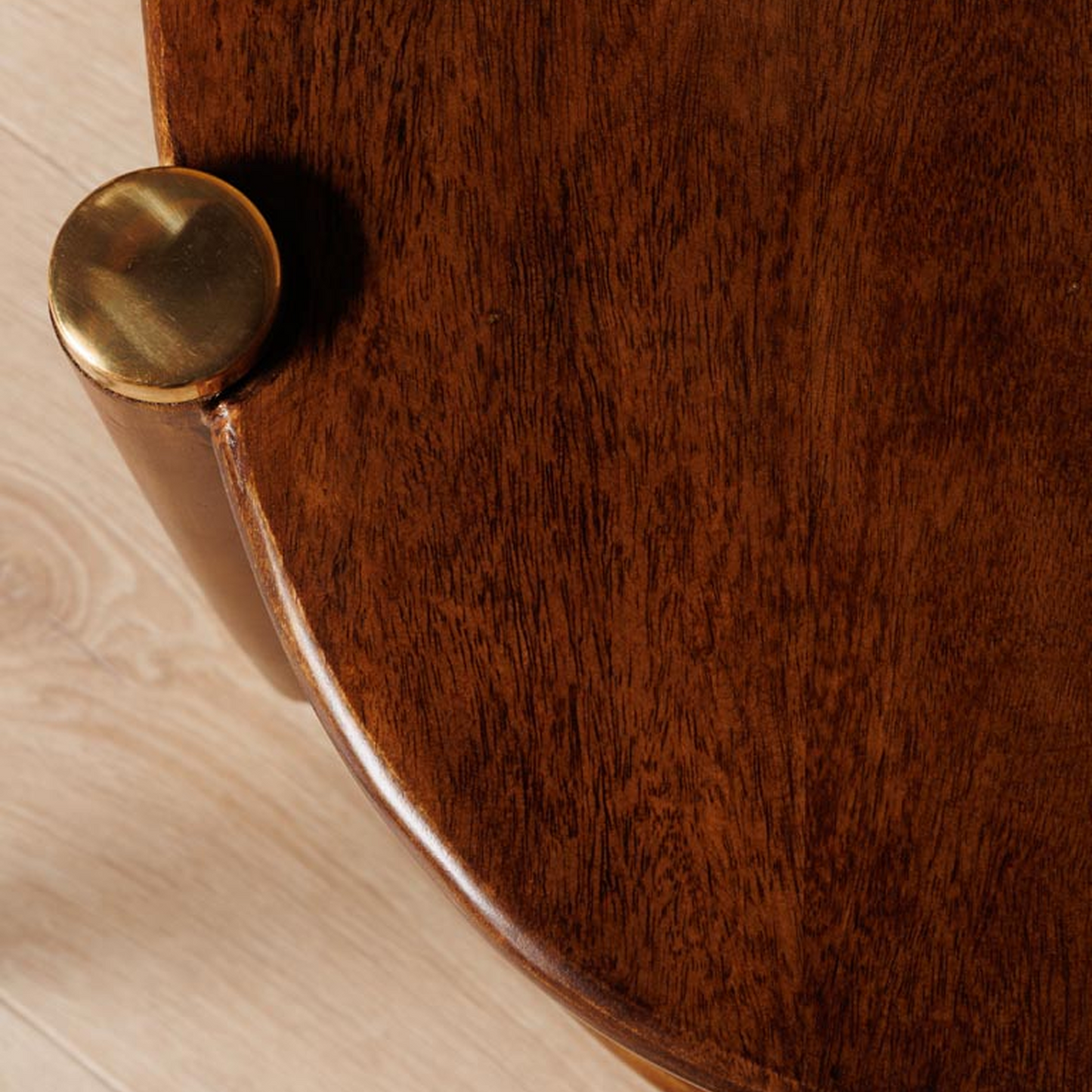 Coffee Table Brass Details Elanza