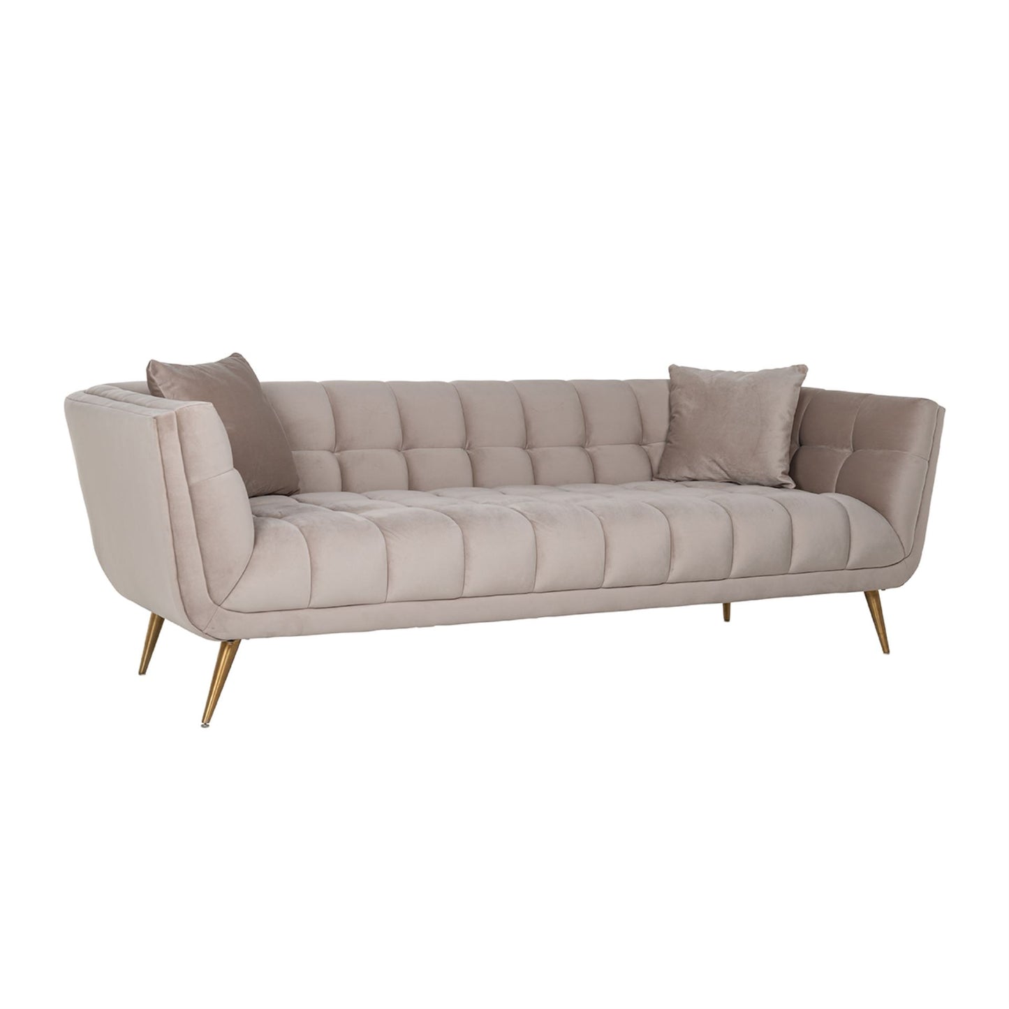 Huxley Khaki 3 Seater Sofa