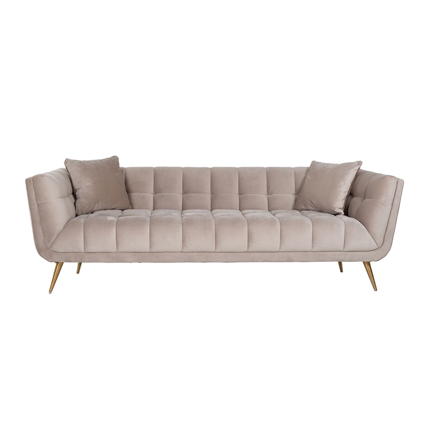 Huxley Khaki 3 Seater Sofa