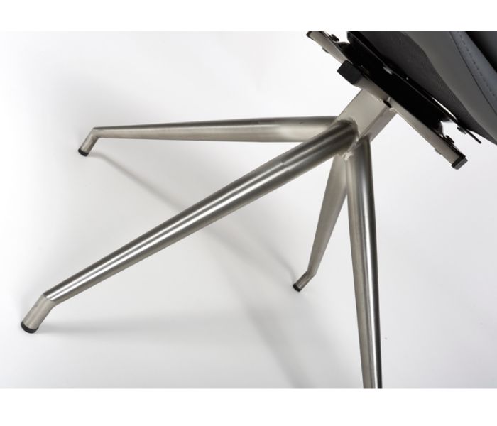 Nobo Swivel Chair Brushed Steel Base (Sold as 2)