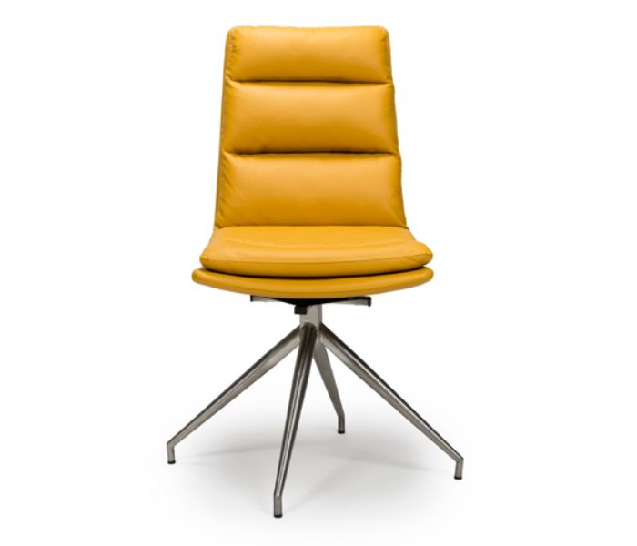 Nobo Swivel Chair Brushed Steel Base (Sold as 2)