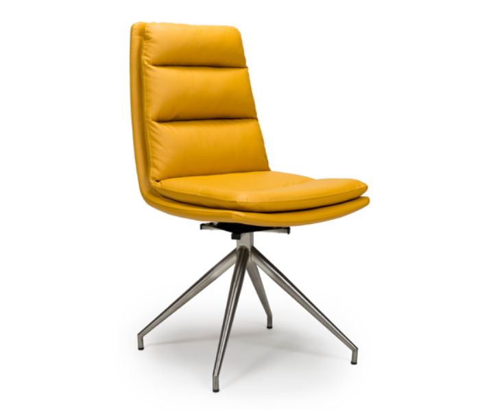 Nobo Swivel Chair Brushed Steel Base (Sold as 2)