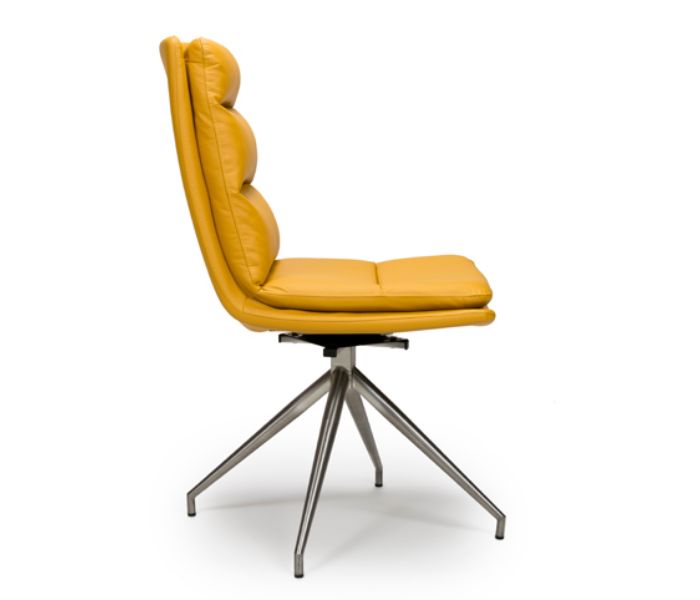 Nobo Swivel Chair Brushed Steel Base (Sold as 2)