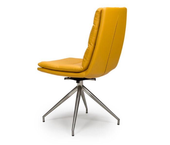 Nobo Swivel Chair Brushed Steel Base (Sold as 2)