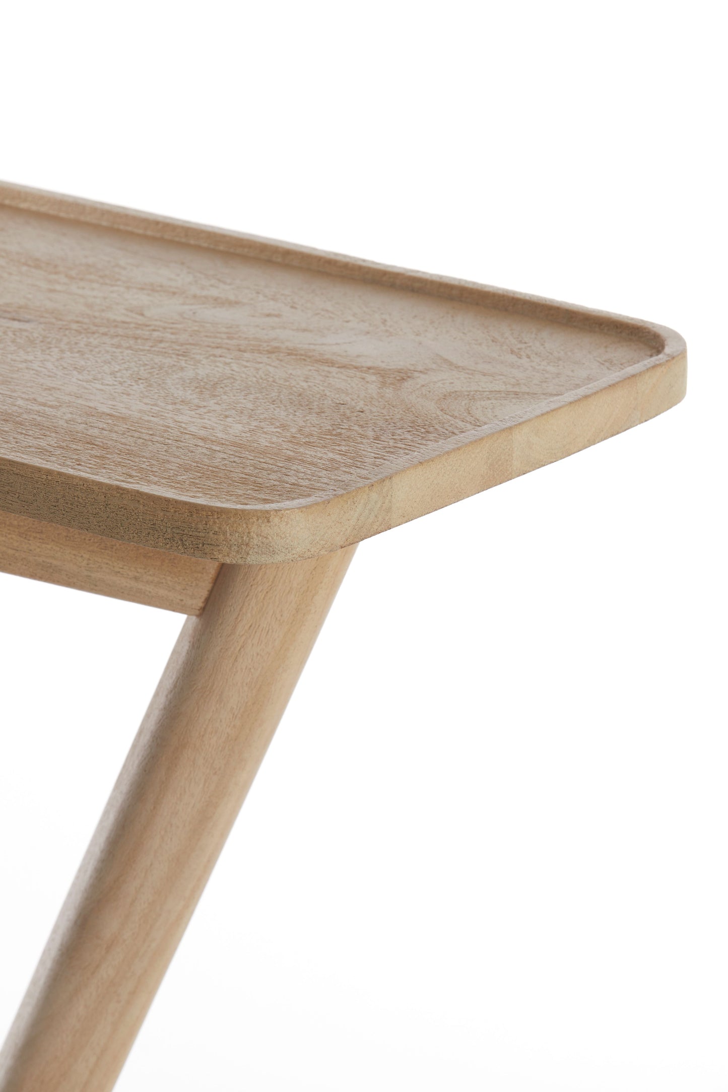 Qiano Mango Wood Natural Side Table