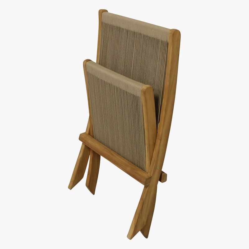 Rope Folding Lounge Chair