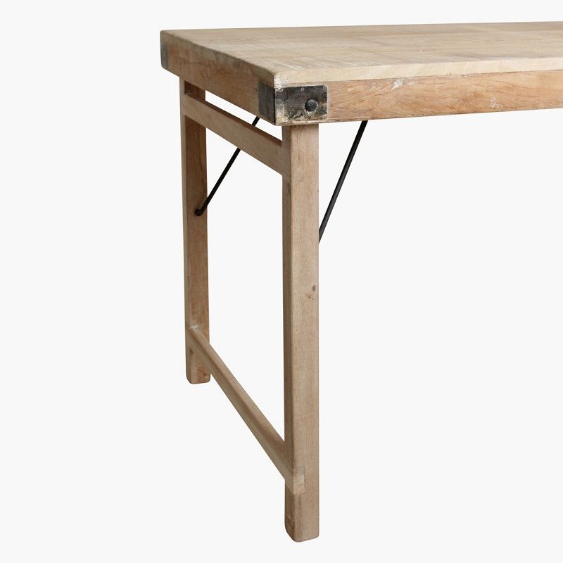 Limewash Folding Dining Table