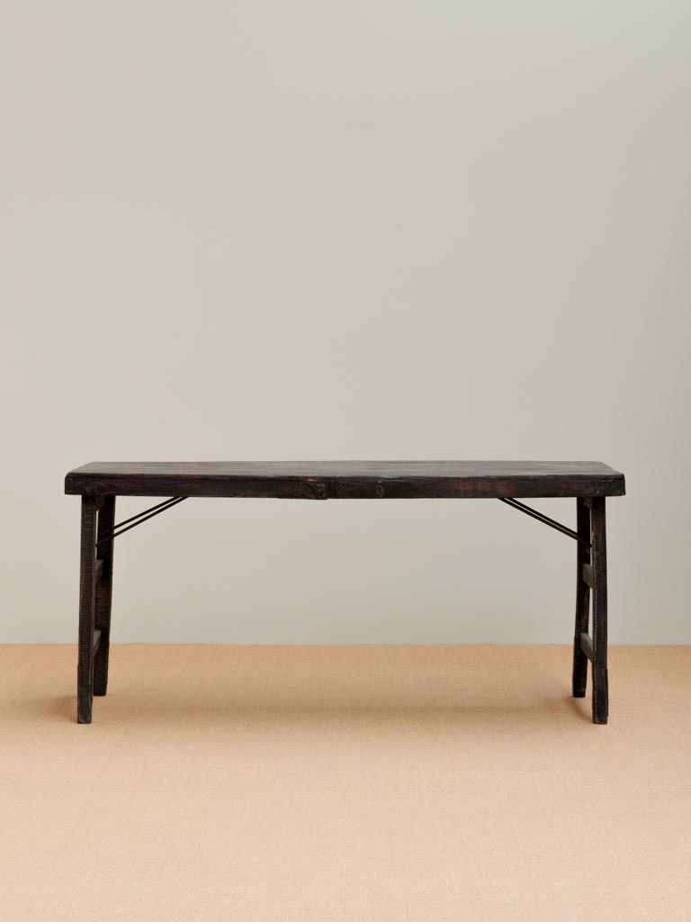 Large Black Folding Console