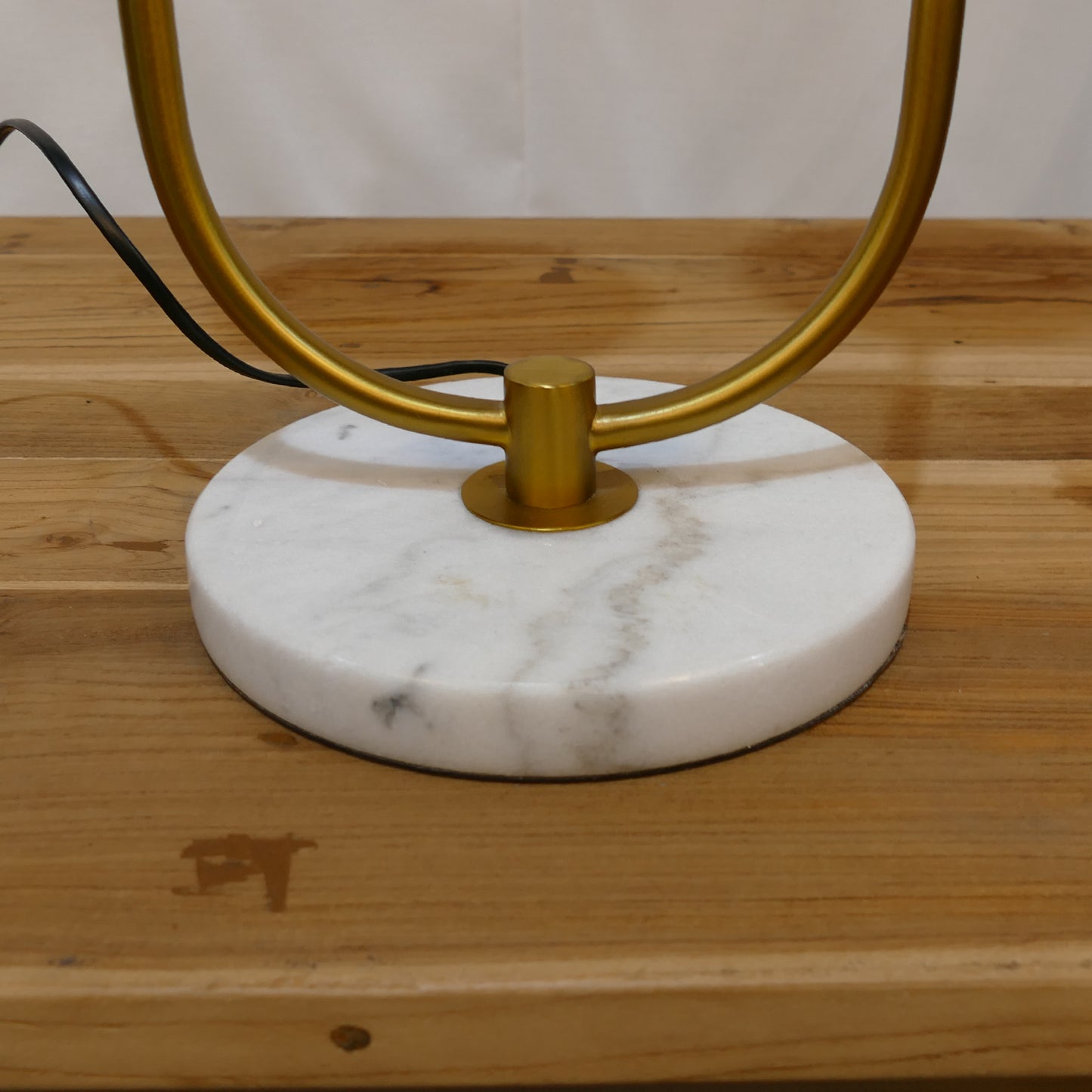 Dua Table Lamp with Double Opal Globes
