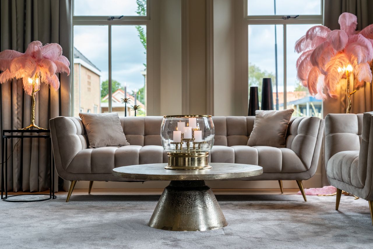 Huxley Khaki 3 Seater Sofa