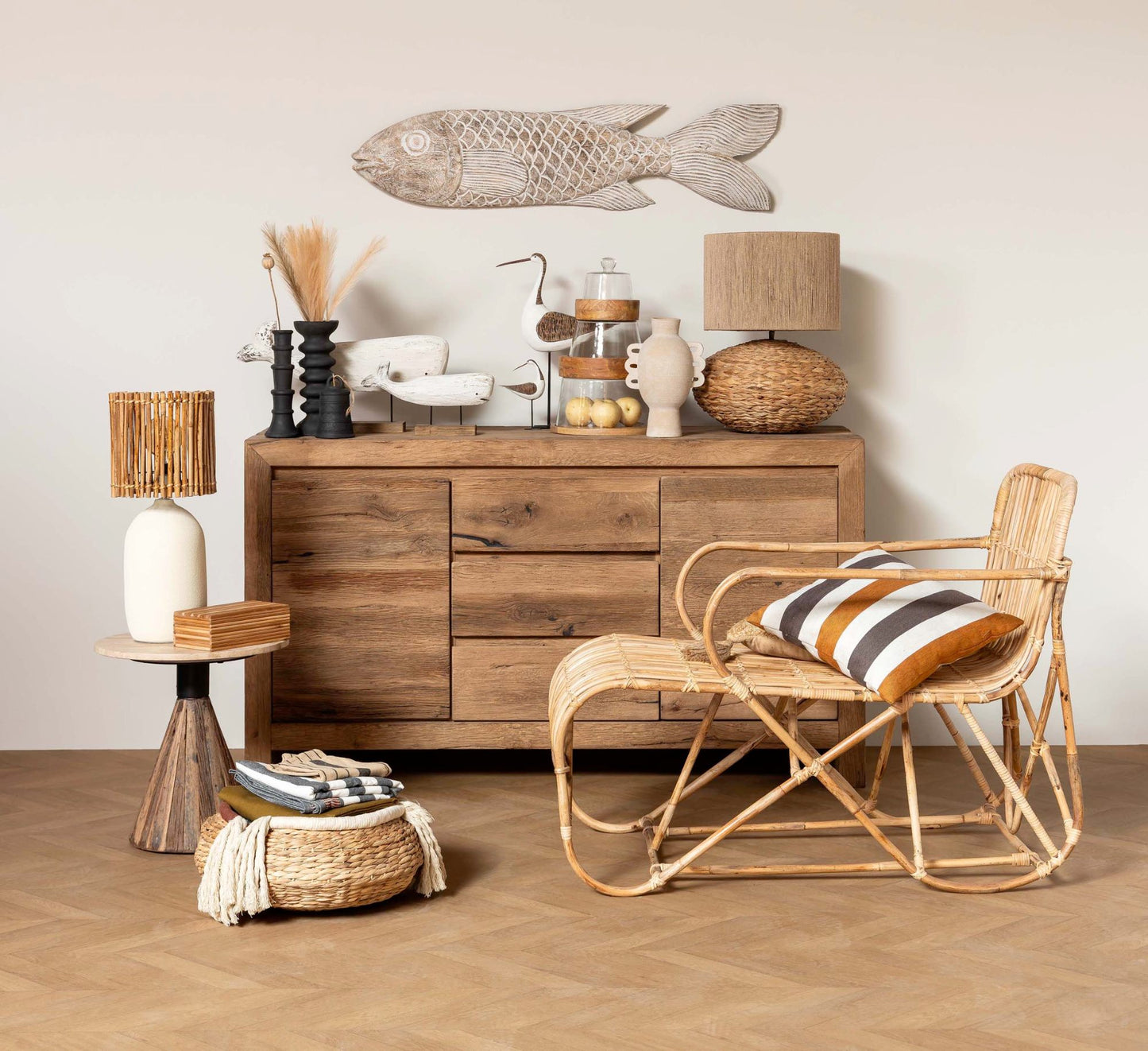 Newhill 2-Door 3-Drawer Sideboard