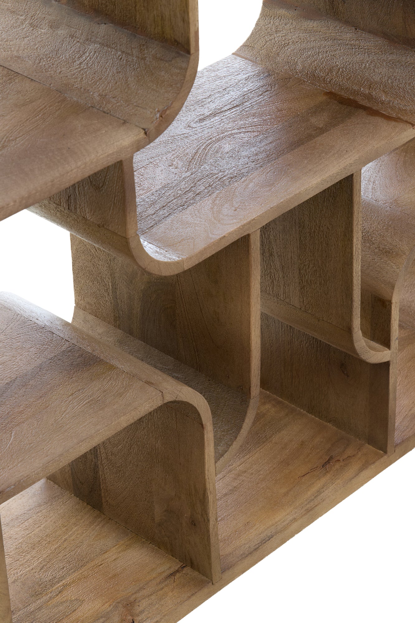 Labare Display Unit Grey-Dark Brown