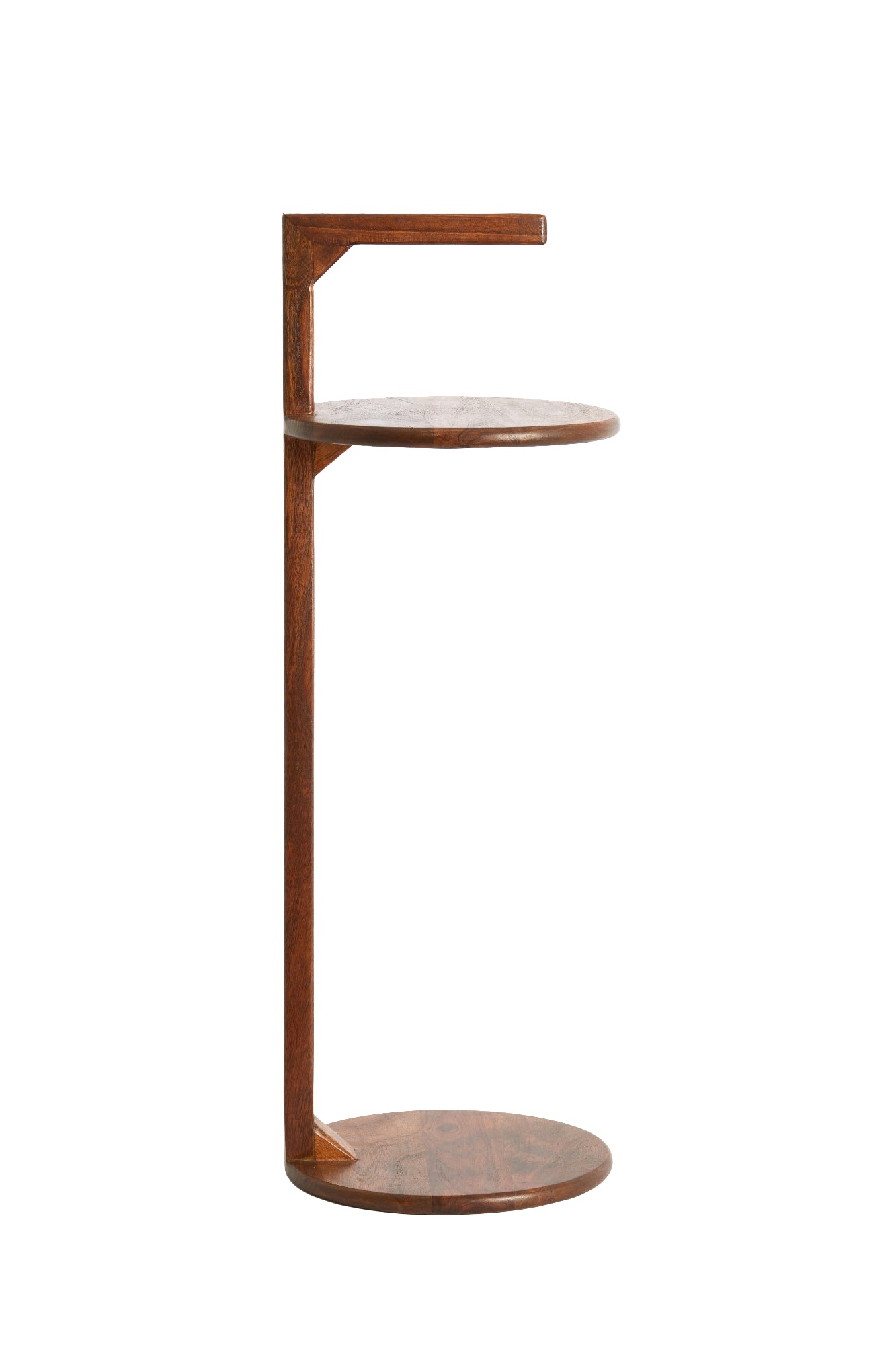 Delmino Acacia Wood Side Table