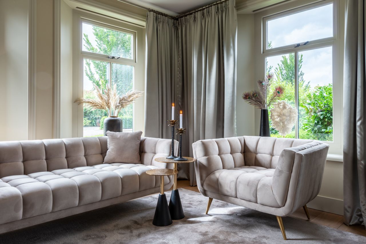Huxley Khaki 1 Seater Sofa