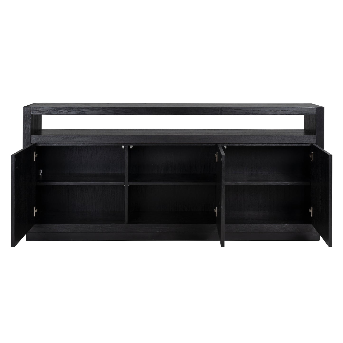 Oakura 3-Door Sideboard Black