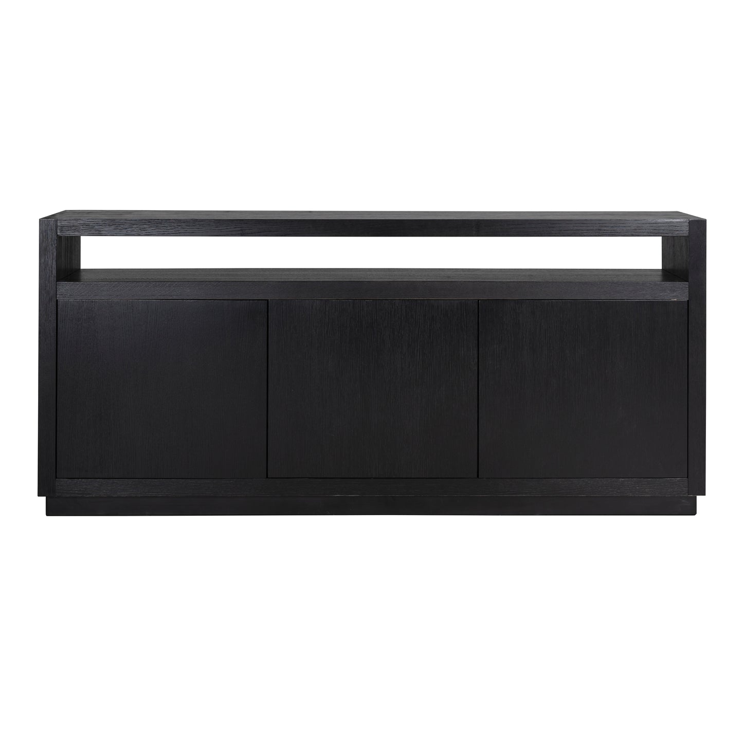 Oakura 3-Door Sideboard Black
