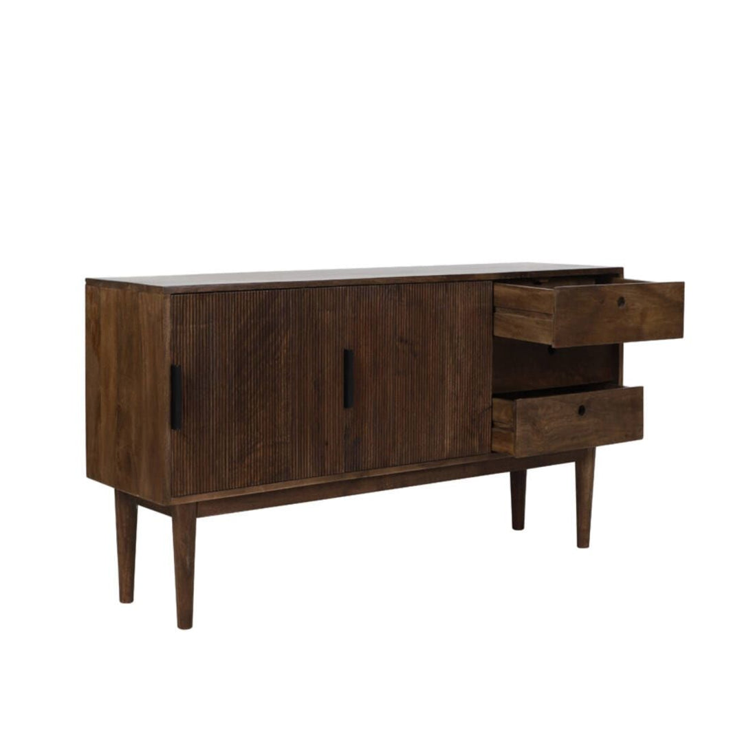 Bitika Wood Dark Brown Cabinet