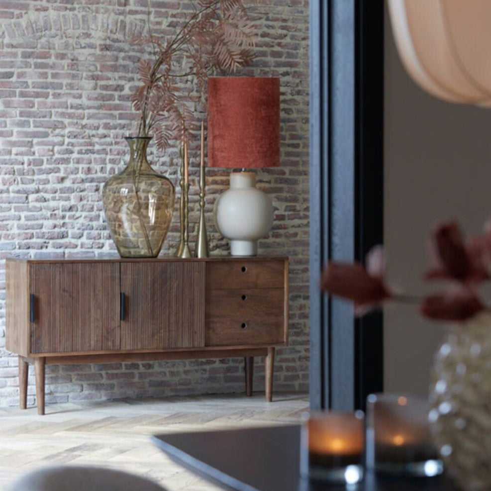 Bitika Wood Dark Brown Cabinet