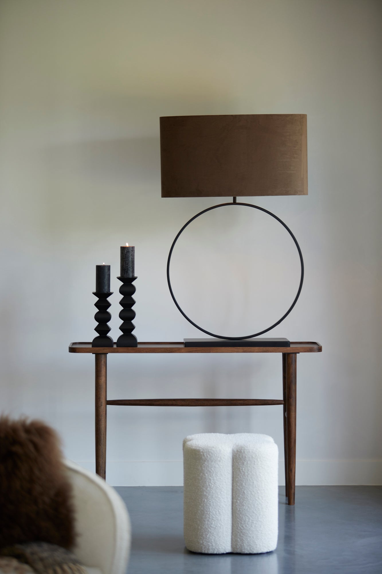 Qiano Large Acacia Wood Console Table