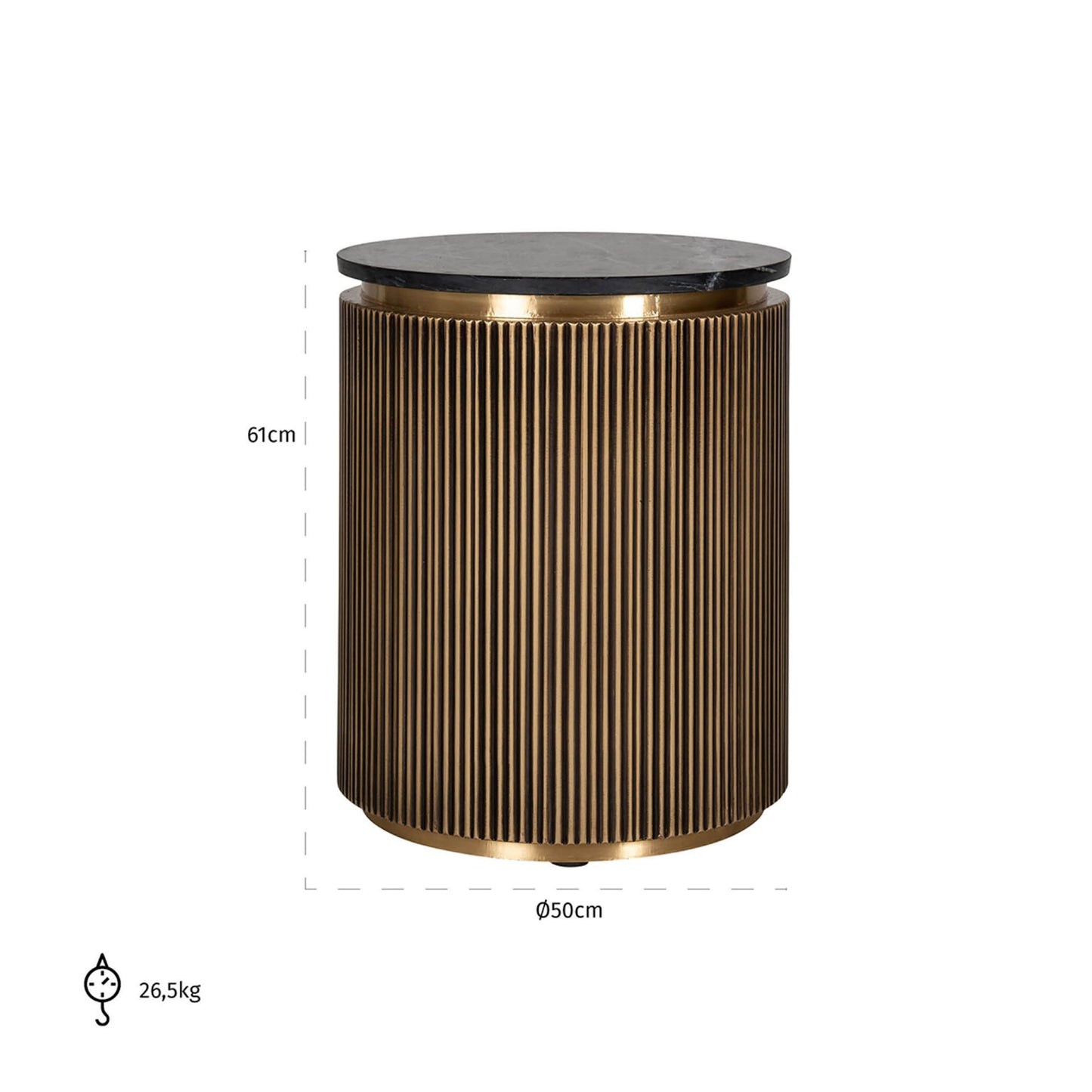 Ironville Side Table