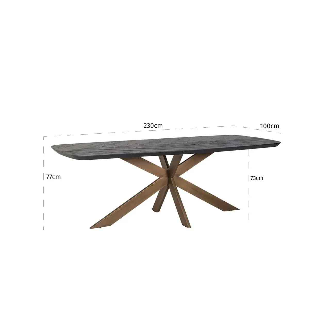 Hayley Dining Table - 230cm