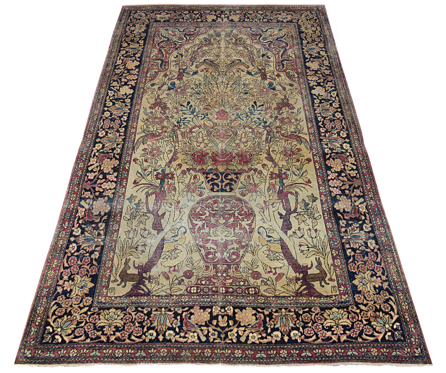 Antique Isfahan Rug
