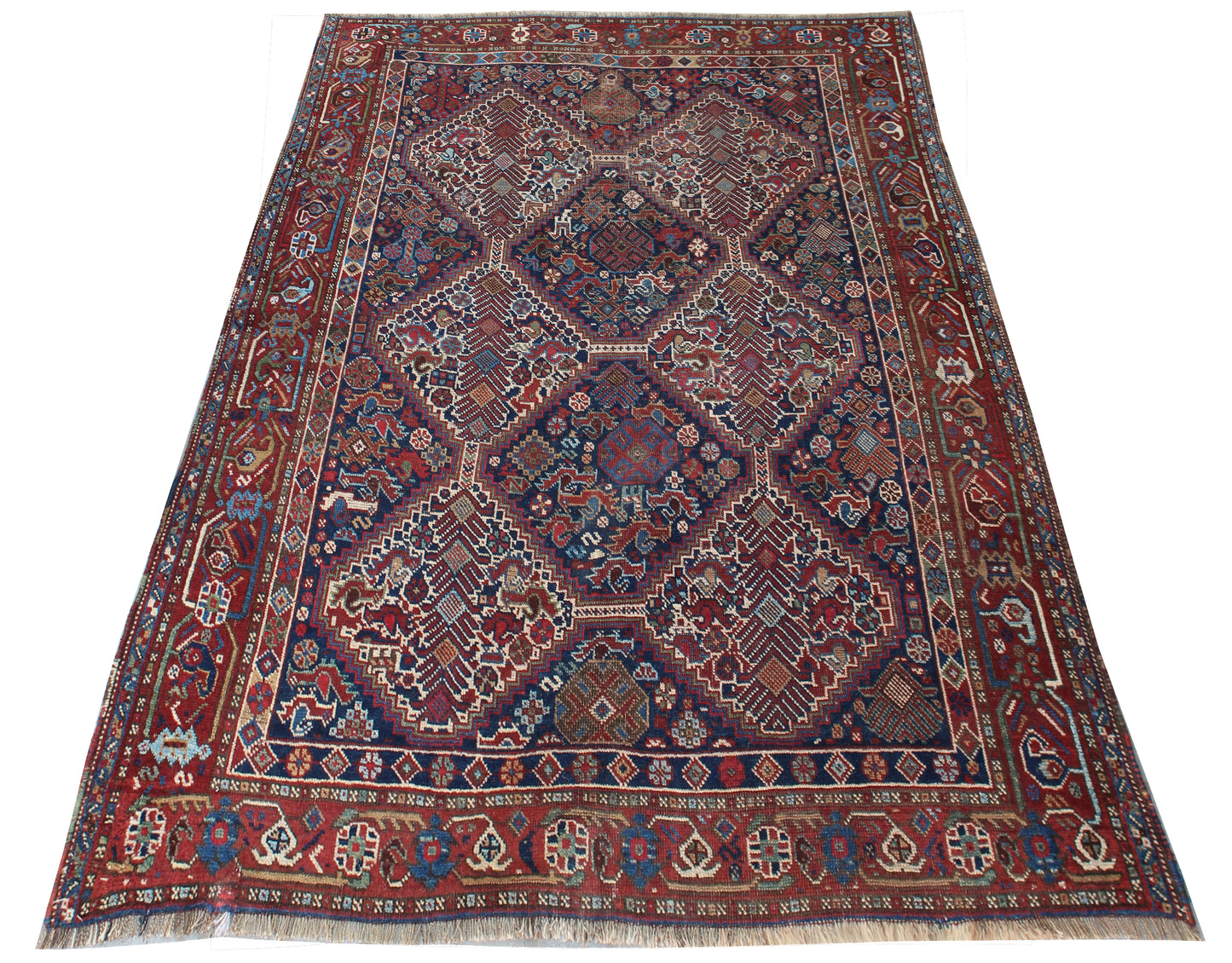 Antique Khamseh Rug