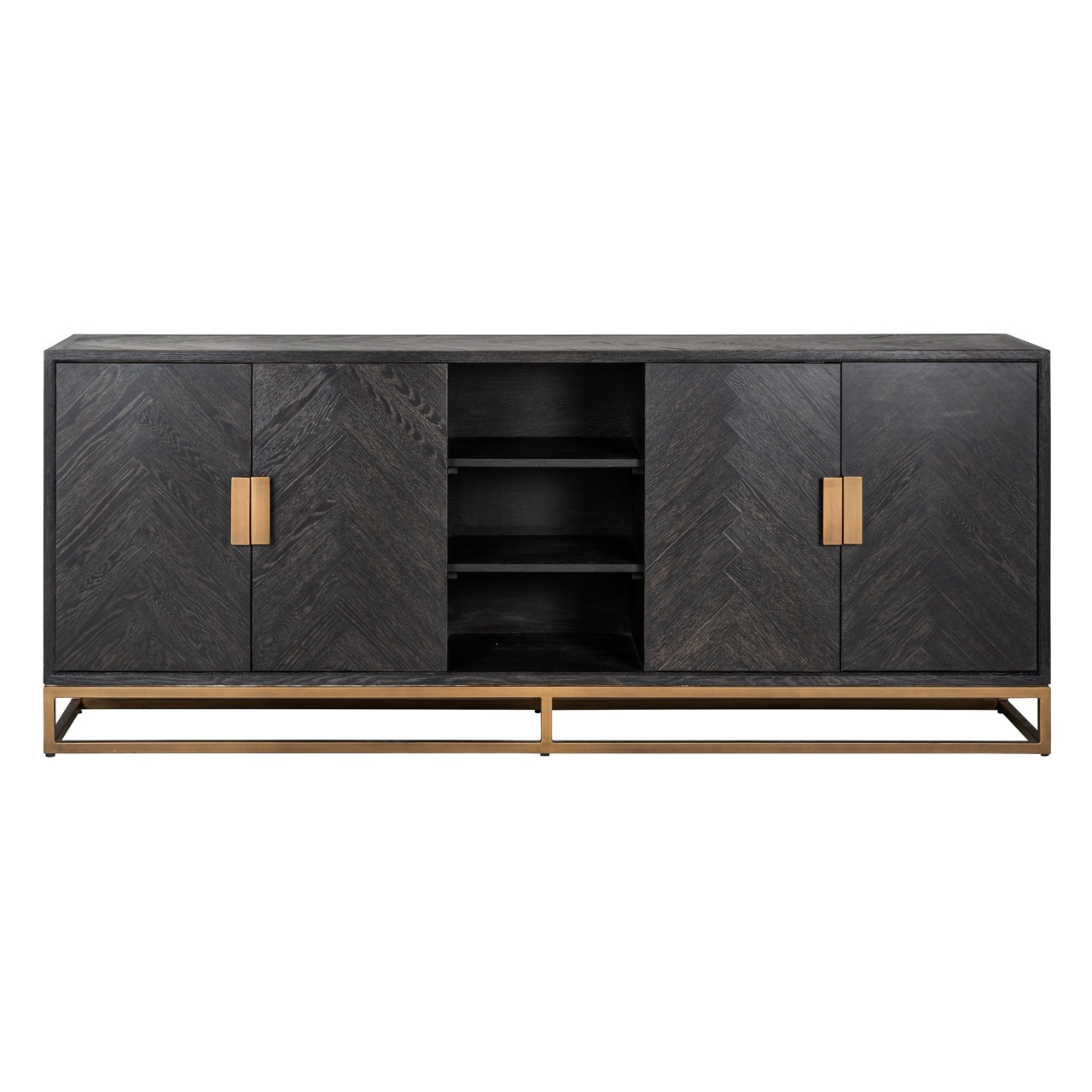 Blackbone 4 Door Sideboard Gold