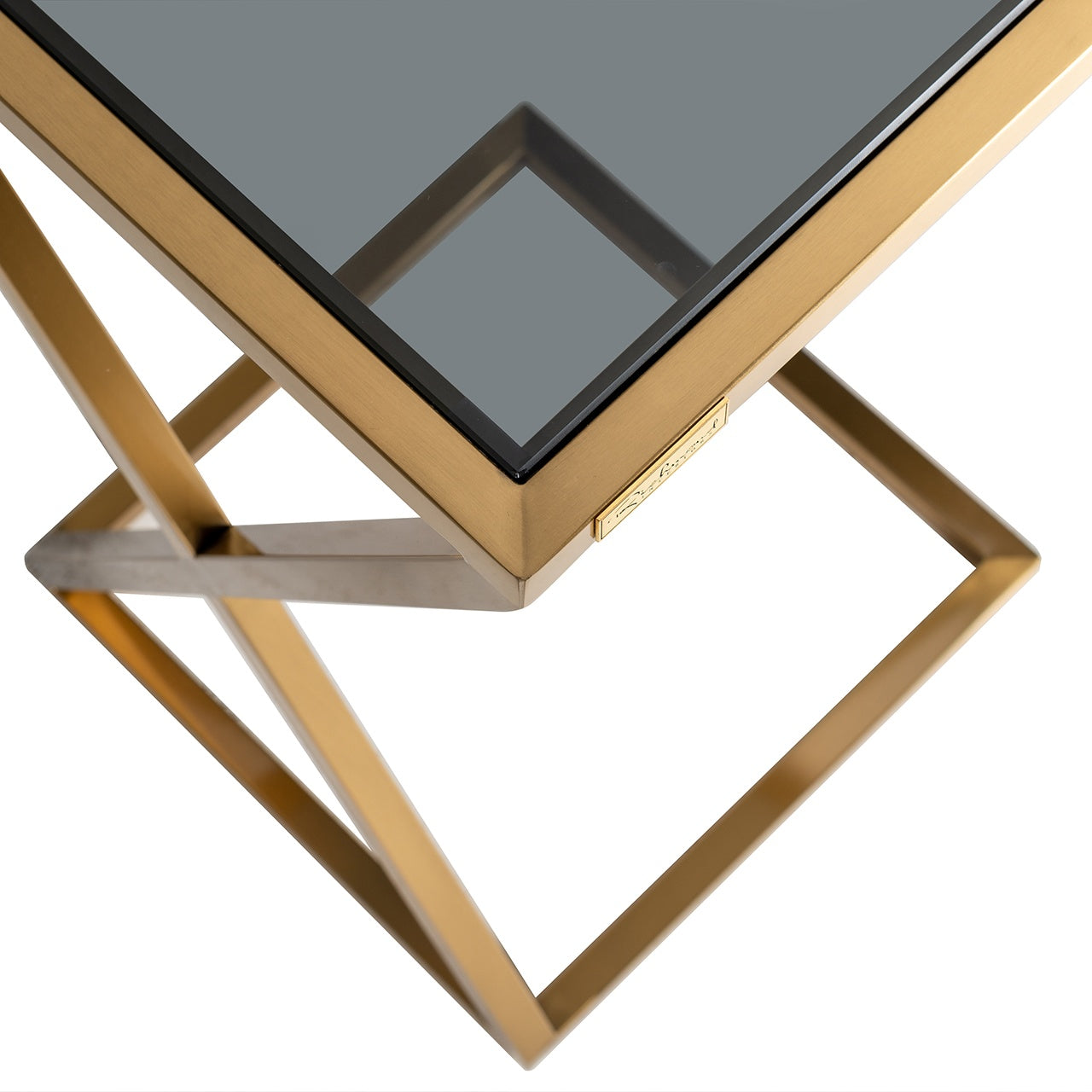 Paramount Brushed Gold Sofa Table