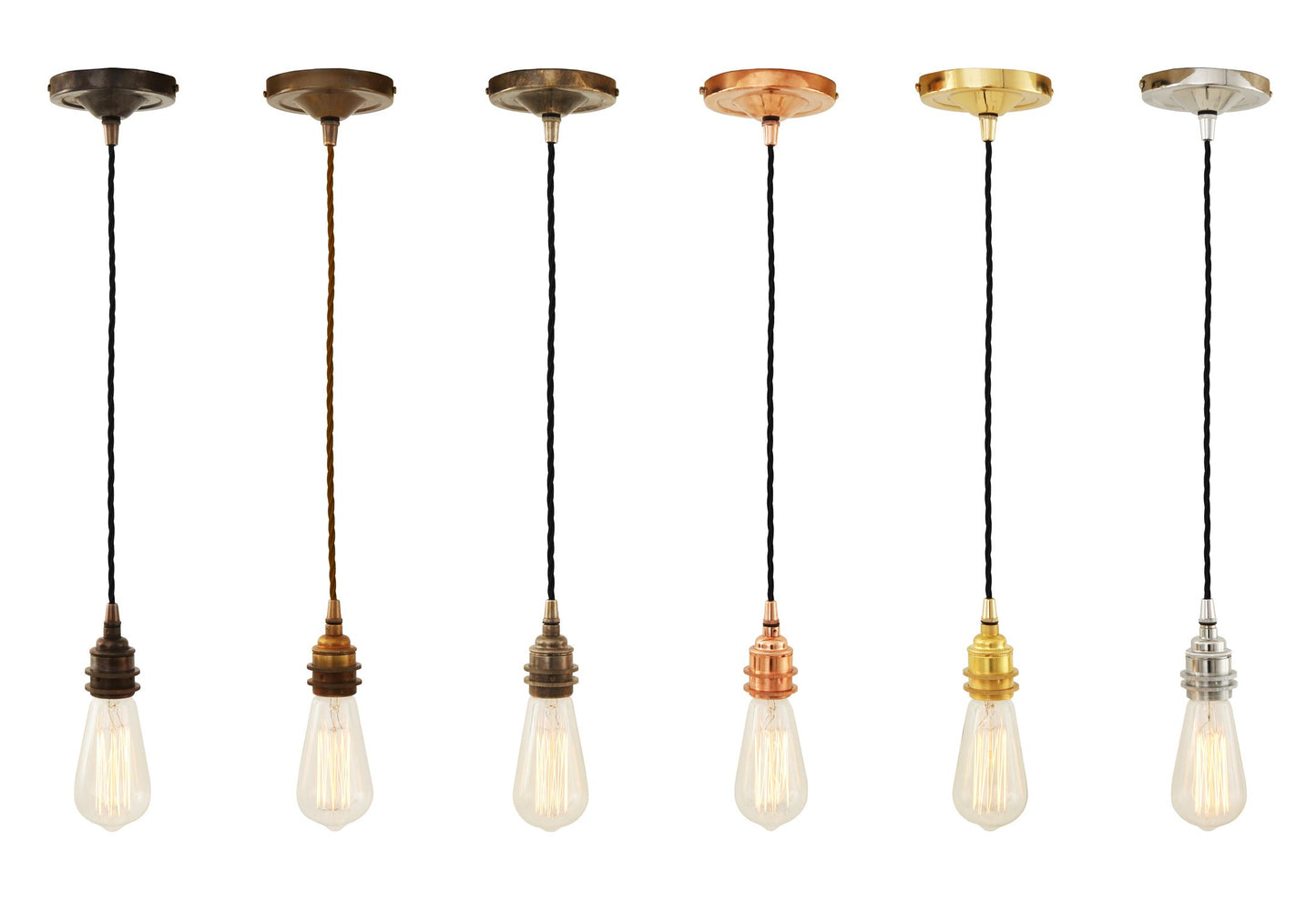 Lome Vintage Braided Pendant Light 8cm IP20