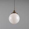Gentry Opal Globe Pendant Light 20cm IP20