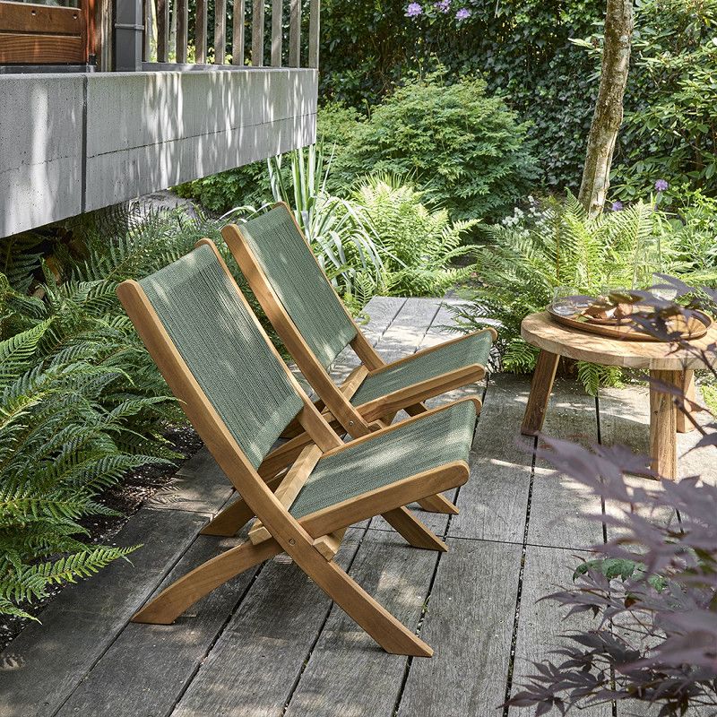 Rope Folding Lounge Chair