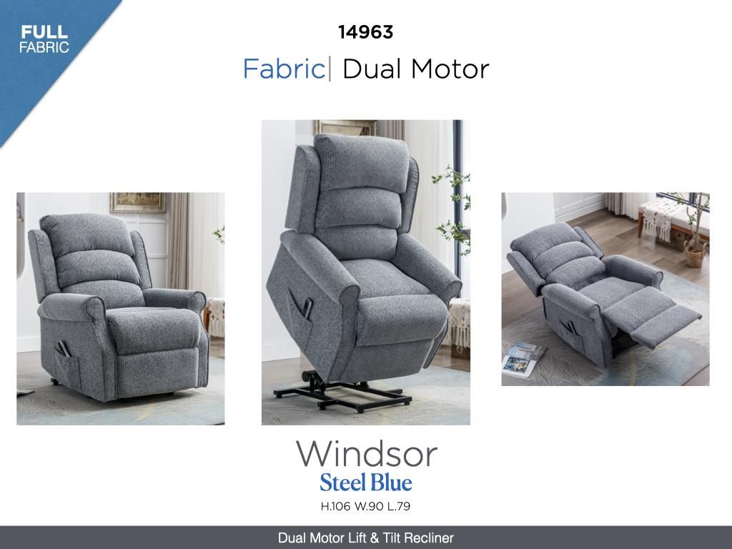 Windsor Electric Lift & Tilt Armchair – Dual Motor