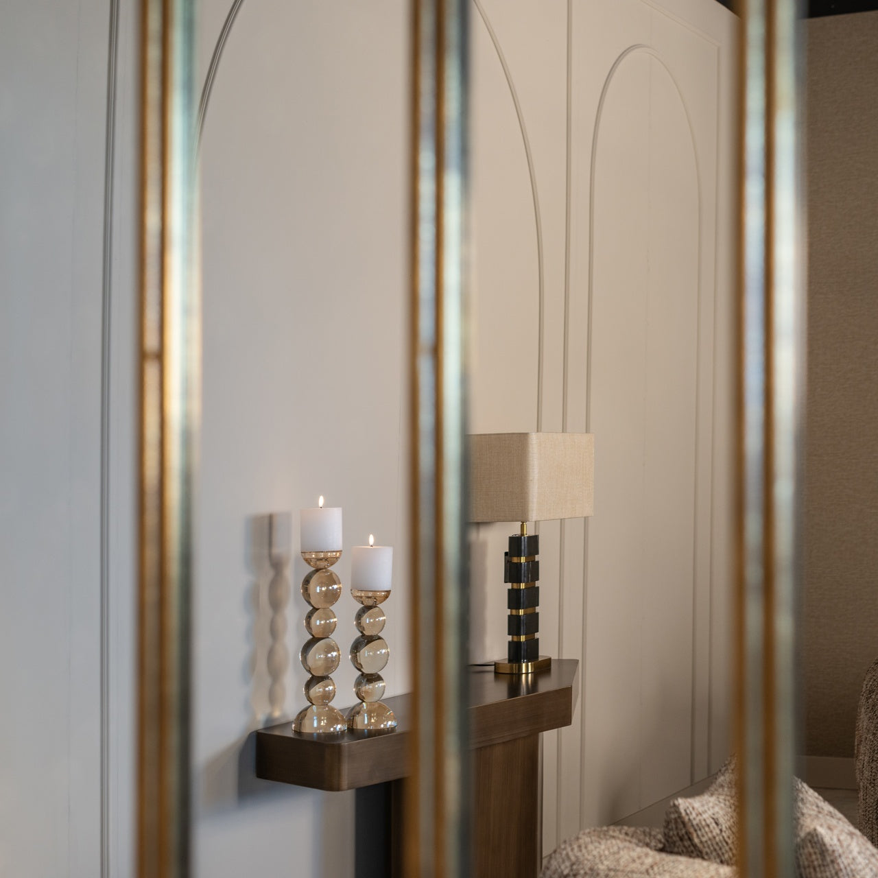 Chelsey Gold Wall Mirror