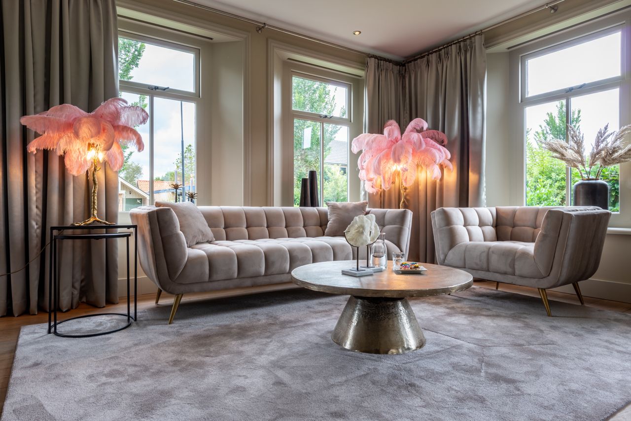 Huxley Khaki 3 Seater Sofa