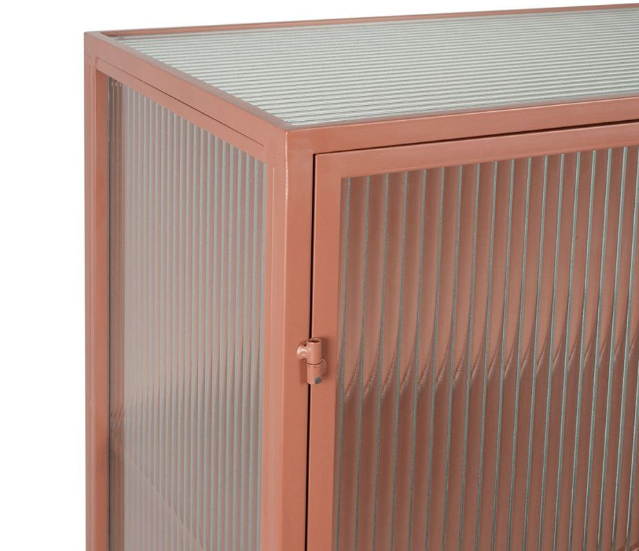 Lery Cabinet Ivory & Terracotta