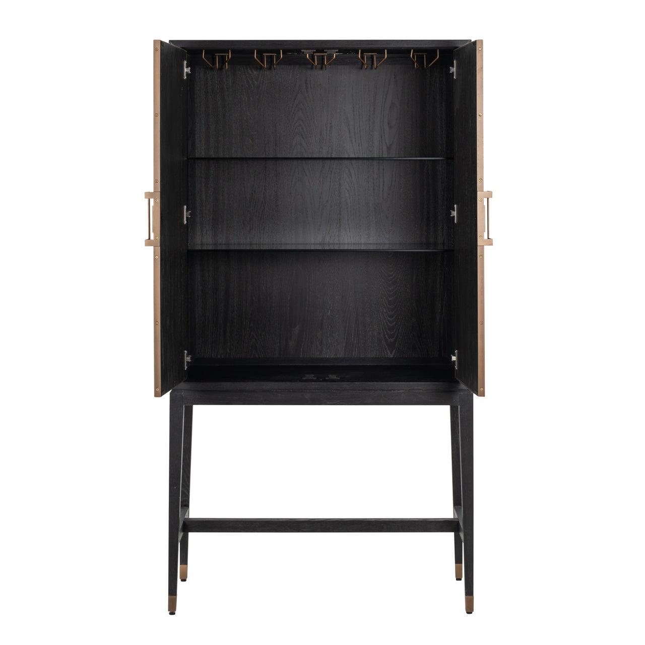 Bloomville Bar Cabinet Gold