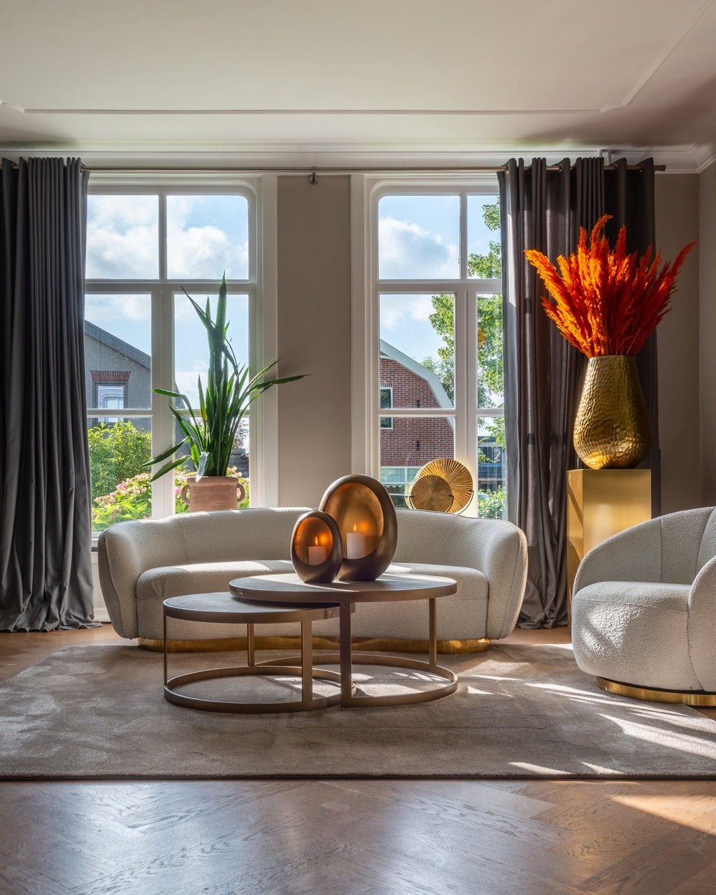 Bloomville Coffee Tables Gold