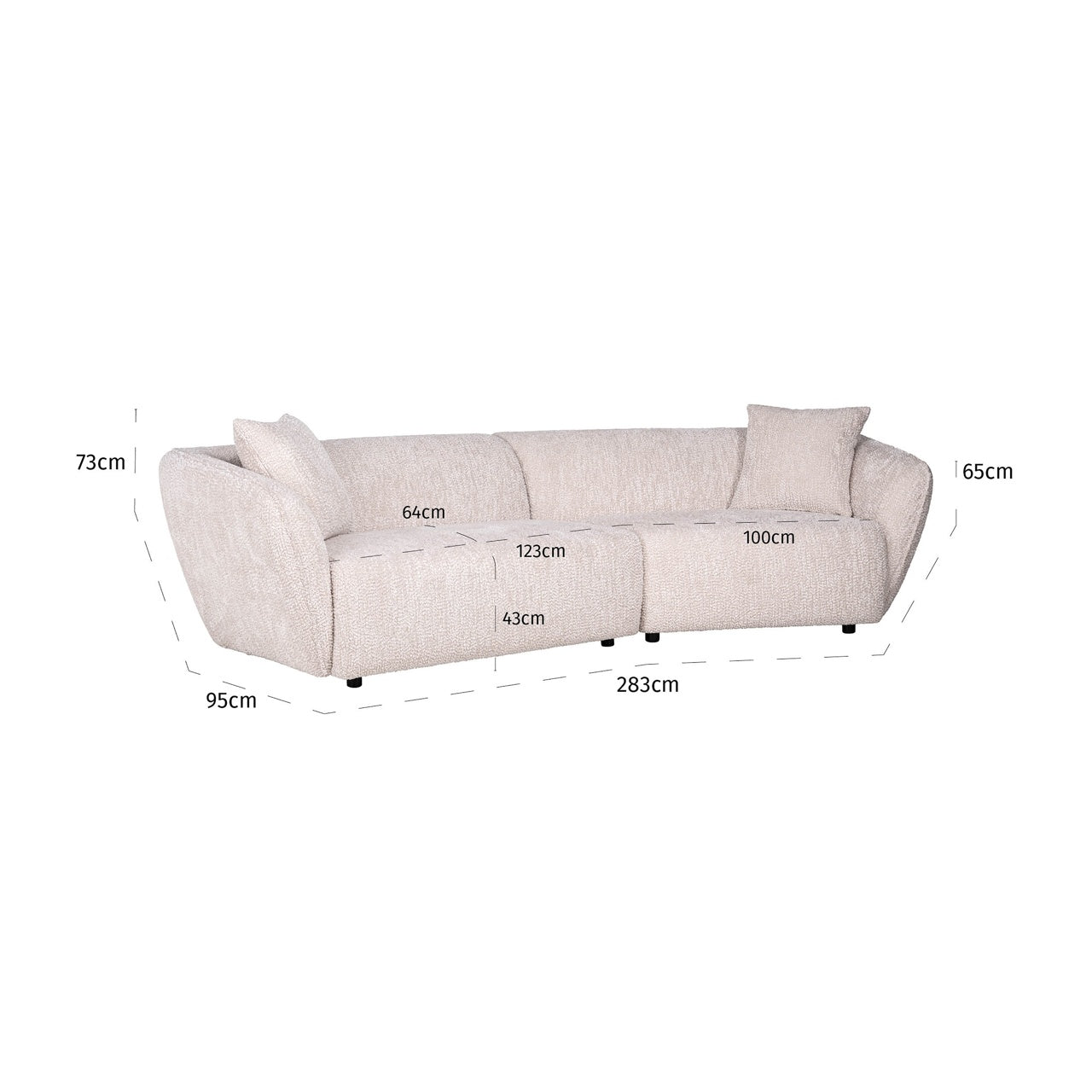 Armand Cream Sofa
