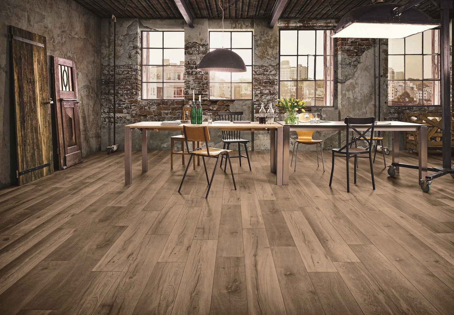 Wild West Oak Long Aqua