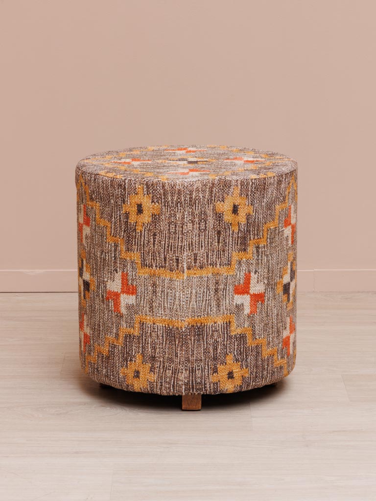 Pouf Klimt Kilim