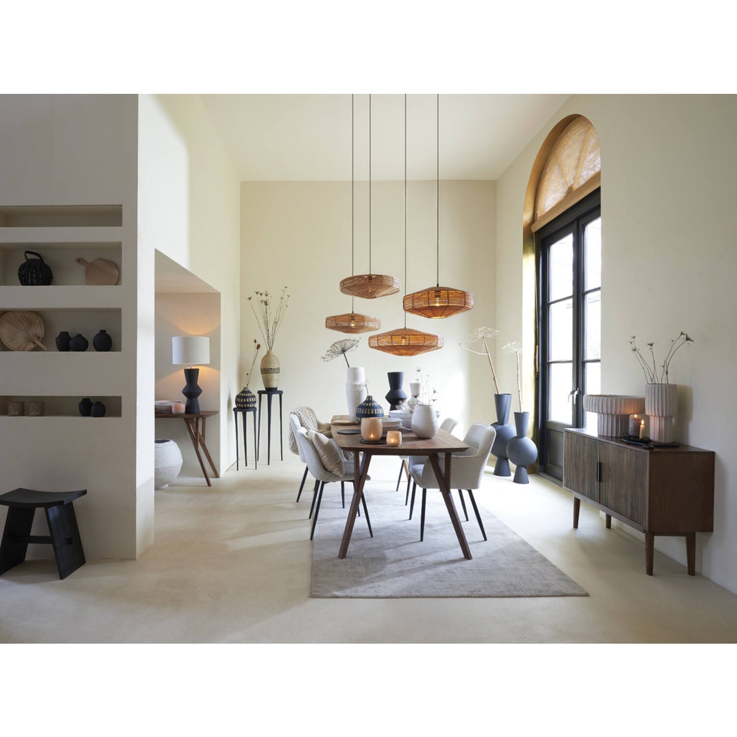 Quenza Acacia Wood Console Table