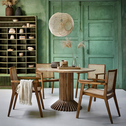 Eiffel Teak Round Table