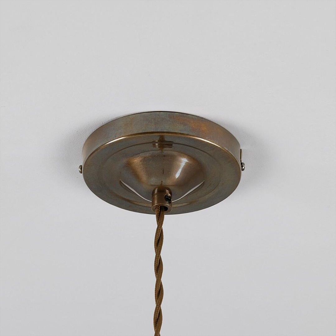 Paris Industrial Brass Pendant Light 30cm IP20