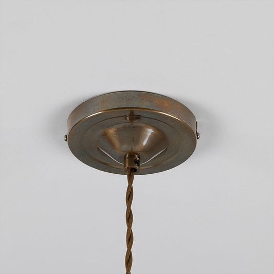 Paris Industrial Brass Pendant Light 30cm IP20