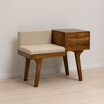 Telephone Bench with 2 Drawers