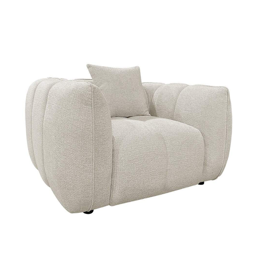 Jezebel Lounge Chair in Fancy Cream