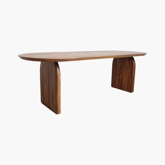 Bullnose dining table  (Closed Base)