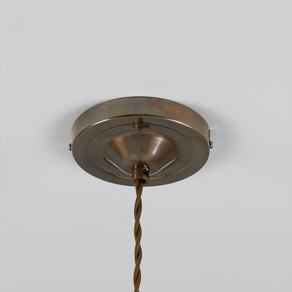 Paris Industrial Brass Pendant Light 30cm IP20