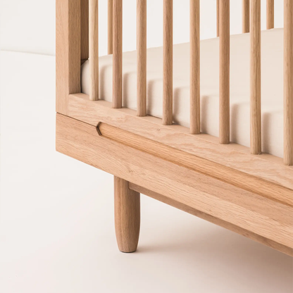 Pure Oak Wood Evolving Crib